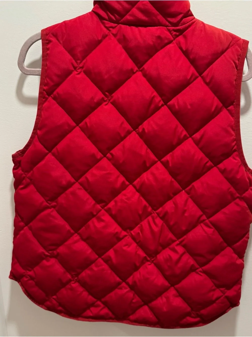 J. Crew Factory Quilted Red Puffer Vest - Picture 5 of 5